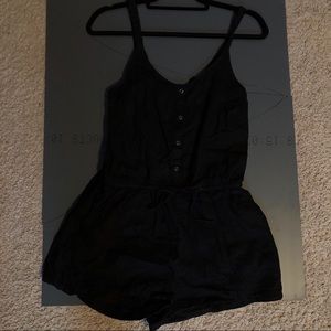 Small Navy Romper